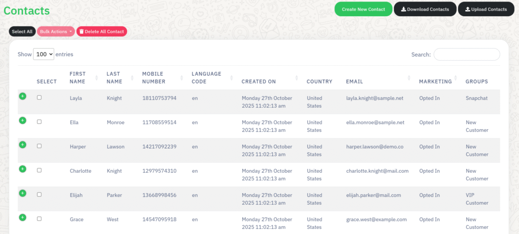 Managing Contacts in WA Boom 1 image 15